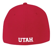 Men's Under Armour Red Utah Utes Airvent Performance Flex Hat