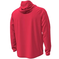 Men's Under Armour Red Utah Utes Unstoppable Performance Fleece Hoodie Half-Zip Jacket