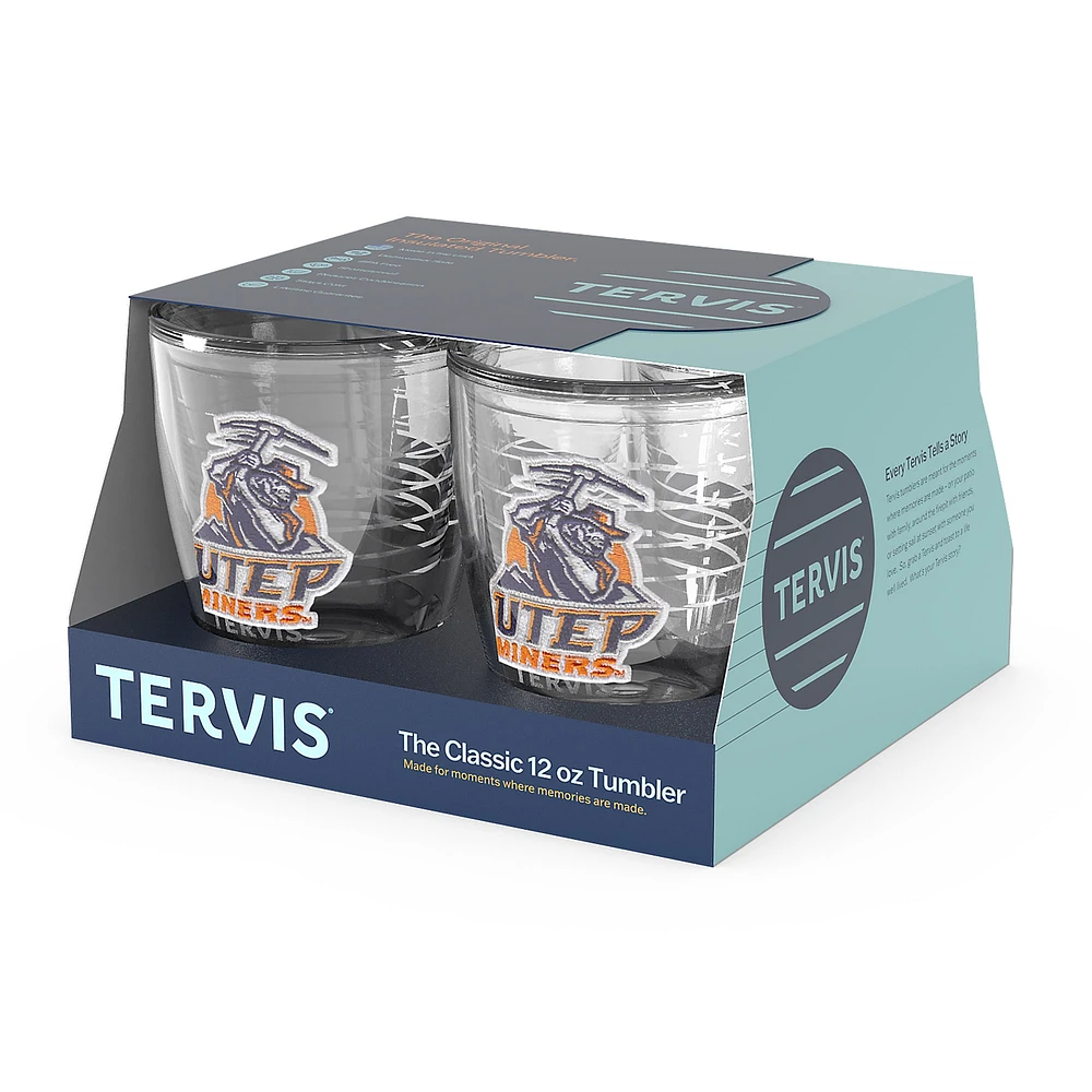 Tervis UTEP Mineurs 4-Pack 12oz. Ensemble de gobelets emblème