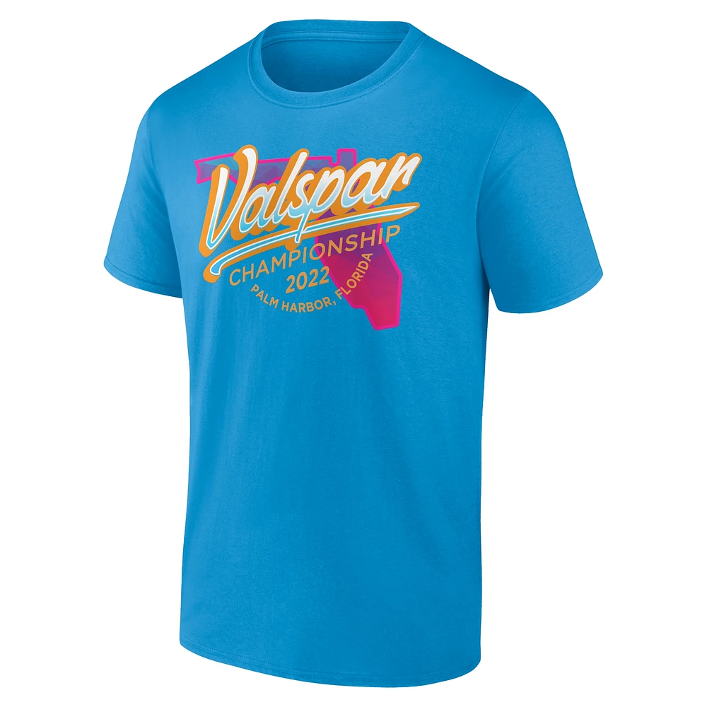 Men's Fanatics Blue 2022 Valspar Championship Champions T-Shirt