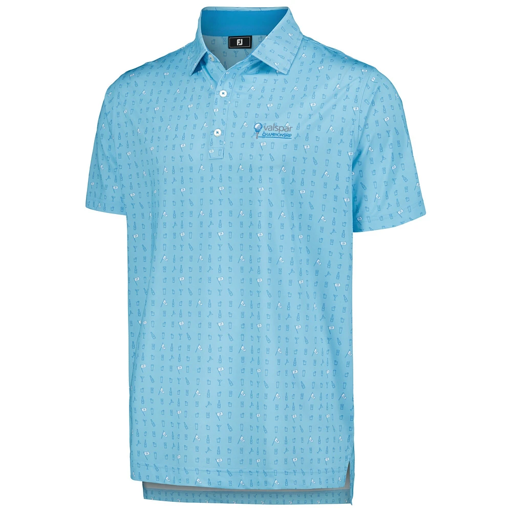 Men's FootJoy Light Blue Valspar Championship The 19th Hole Lisle ProDry Polo