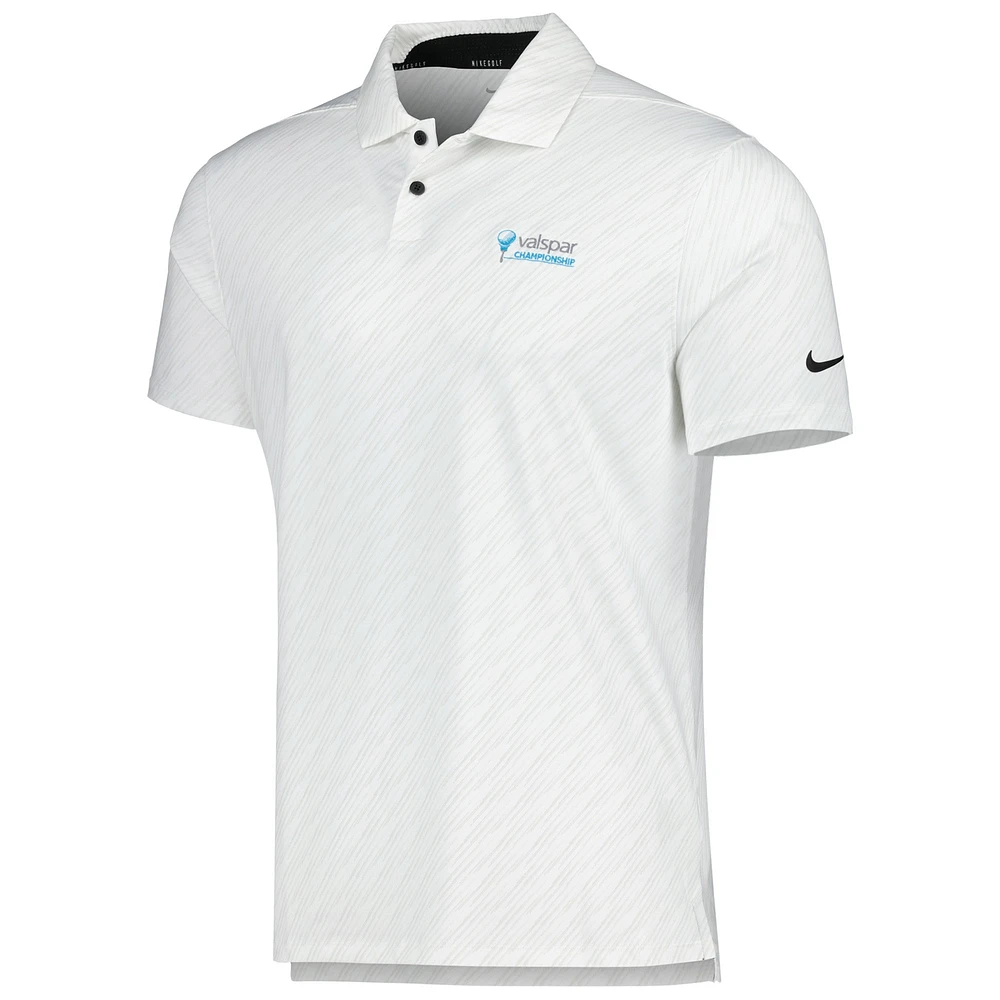 Men's Nike White 2023 Valspar Championship Vapor Stripe Polo
