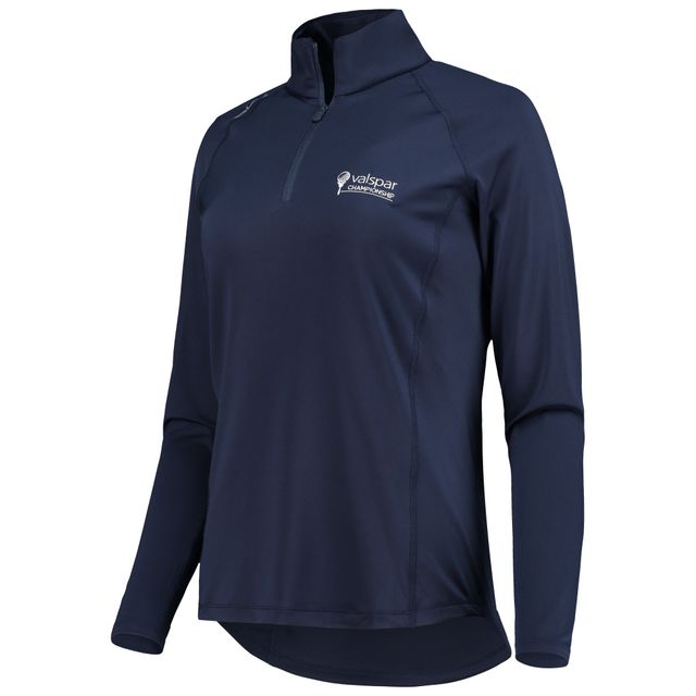 RLA PGATVC MARINE RLX VALSPAR FEMME MANCHES LONGUES 1/4 ZIP AIRFLOW JACLADQZP