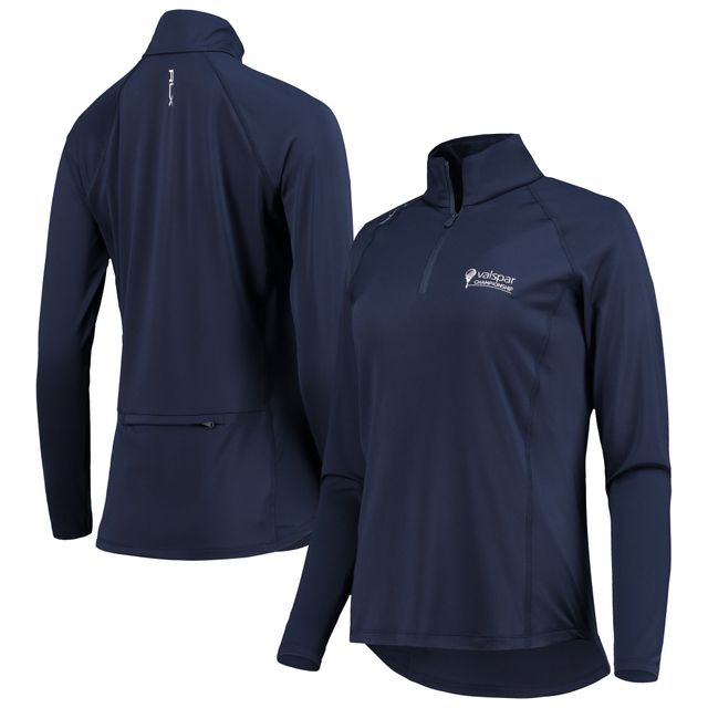 RLA PGATVC MARINE RLX VALSPAR FEMME MANCHES LONGUES 1/4 ZIP AIRFLOW JACLADQZP