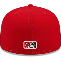 Men's New Era White Vancouver Canadians Alternate 2 Authentic Collection 59FIFTY Fitted Hat
