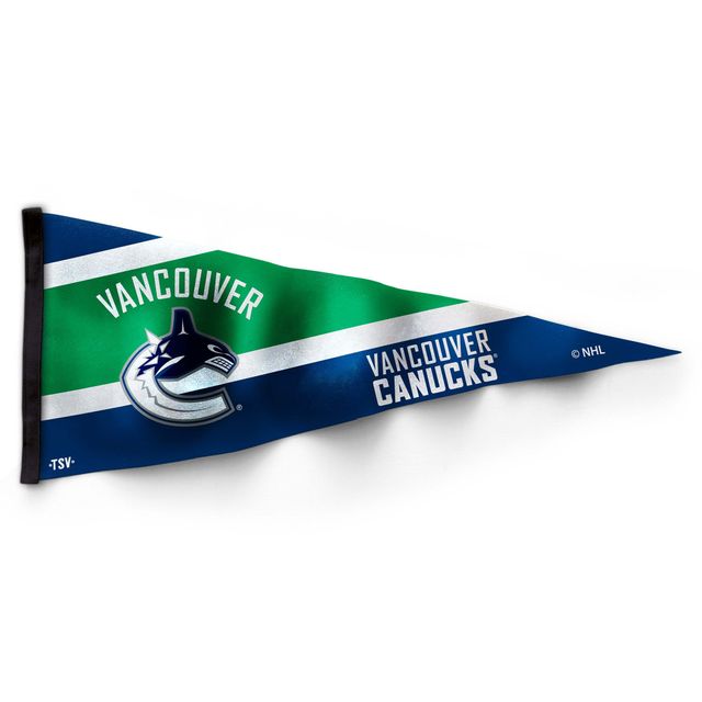 Fanion de collection bleu des Canucks de Vancouver