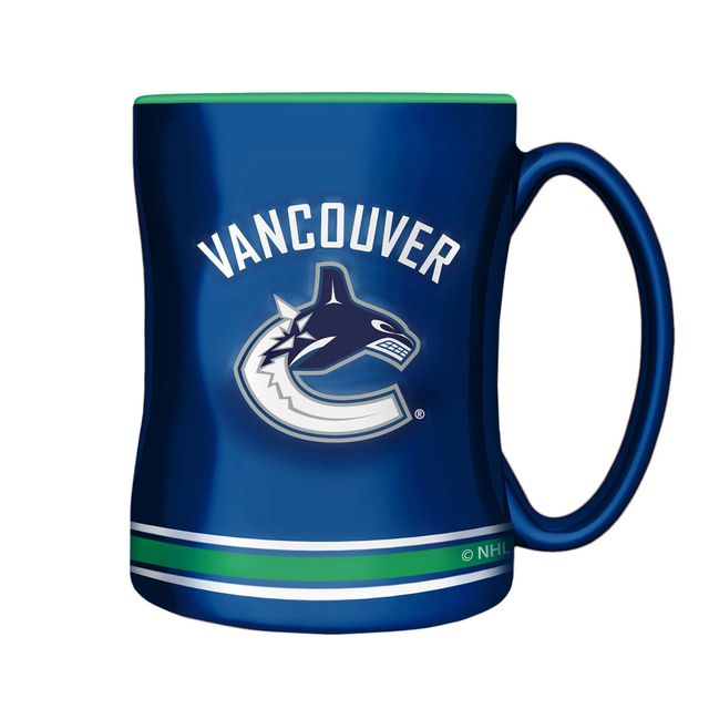 Tasse en relief sculpté Blue Vancouver Canucks