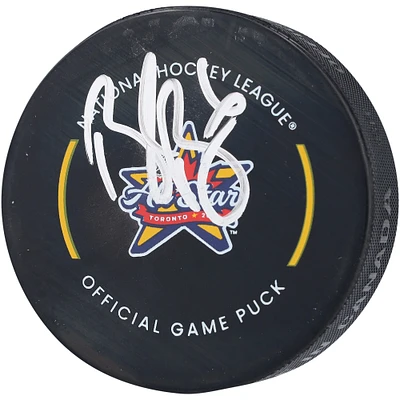 Brock Boeser Vancouver Canucks Autographed 2024 NHL All-Star Game Official Game Puck 