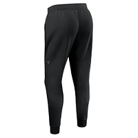 Men's Fanatics  Black Vancouver Canucks Authentic Pro Road Fleece Sweatpants
