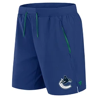Men's Fanatics  Blue Vancouver Canucks Authentic Pro Rink Performance Shorts