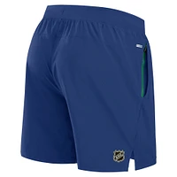 Men's Fanatics  Blue Vancouver Canucks Authentic Pro Rink Performance Shorts
