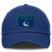 Men's Fanatics Blue Vancouver Canucks Authentic Pro Rink Prime Adjustable Hat