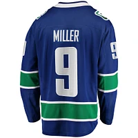 Men's Fanatics J.T. Miller Blue Vancouver Canucks Home Breakaway Player - Jersey