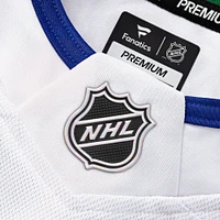 Men's Fanatics White Vancouver Canucks Away Premium Custom Jersey