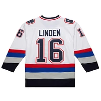 Men's Trevor Linden White Vancouver Canucks 2003-04 Power Play Jersey