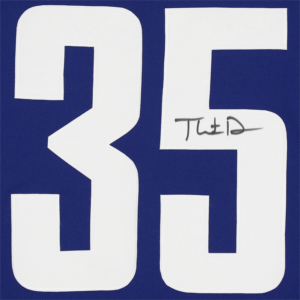 Thatcher Demko Vancouver Canucks Autographed Blue Adidas Authentic Jersey