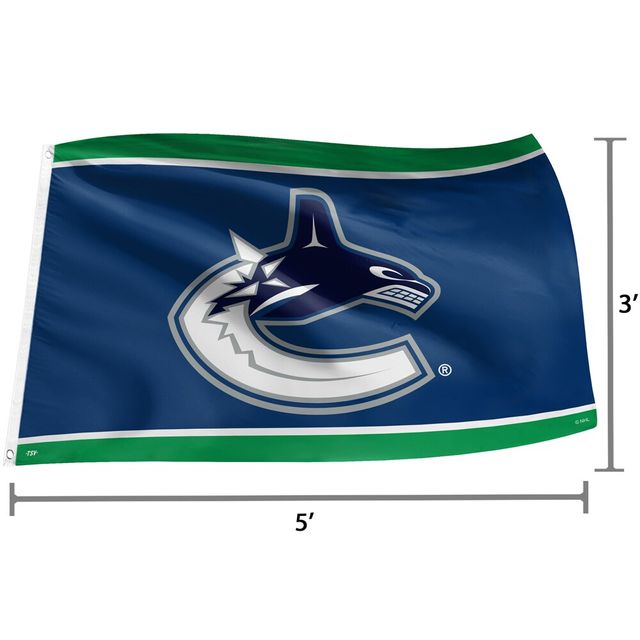 The Sports Vault Vancouver Canucks - Drapeau 3 pi x 5 pi