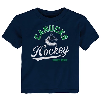 Toddler Navy Vancouver Canucks Take the Lead - T-Shirt