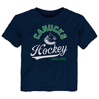Toddler Navy Vancouver Canucks Take the Lead - T-Shirt