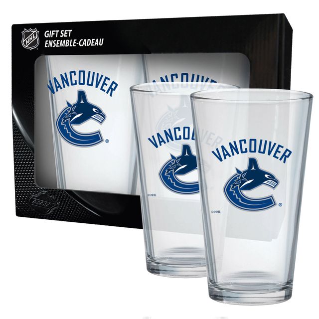 Vancouver Canucks Paquet de 2 16 oz. Verres à mélanger
