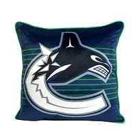 Vancouver Canucks 2-Pack 50" x 60" Holiday Throw Blanket and Cushion Set