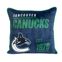 Vancouver Canucks 2-Pack 50" x 60" Holiday Throw Blanket and Cushion Set