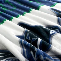 Vancouver Canucks 2-Pack 50" x 60" Holiday Throw Blanket and Cushion Set