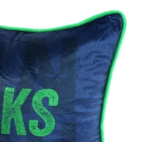 Vancouver Canucks 2-Pack 50" x 60" Holiday Throw Blanket and Cushion Set