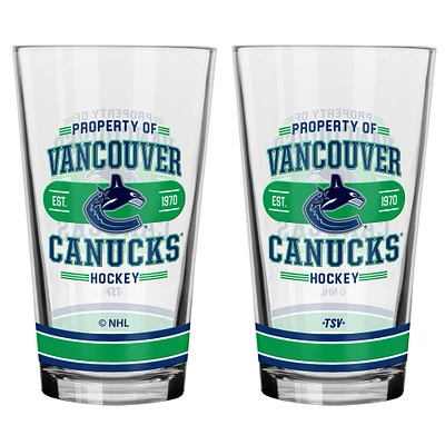 Vancouver Canucks 2-Piece Mixing Glass Set