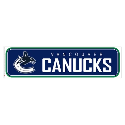 Vancouver Canucks 90'' x 23'' Repositionable Wall - Decal