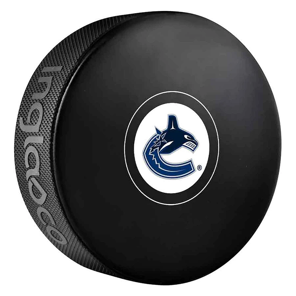 Vancouver Canucks Unsigned InGlasCo 1997-2007 Vintage Model Autograph Model Hockey Puck