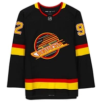 Vasily Podkolzin Vancouver Canucks Autographed Black Alternate Adidas Authentic Jersey