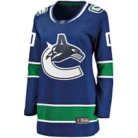 Women's Fanatics Blue Vancouver Canucks Breakaway Home Custom - Jersey
