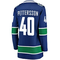 Women's Fanatics Elias Pettersson Blue Vancouver Canucks Premier Breakaway Home - Player Jersey