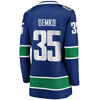 Women's Fanatics Thatcher Demko Blue Vancouver Canucks Home Breakaway - Player Jersey