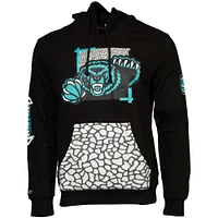 Men's Mitchell & Ness Black Vancouver Grizzlies Tough Skin Pullover Hoodie