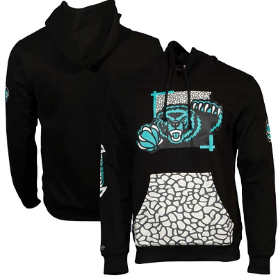 Men's Mitchell & Ness Black Vancouver Grizzlies Tough Skin Pullover Hoodie