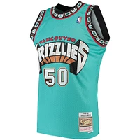 Men's Mitchell & Ness Bryant Reeves Turquoise Vancouver Grizzlies 1995/96 Hardwood Classics Swingman Jersey