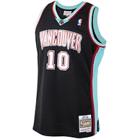 Men's Mitchell & Ness Mike Bibby Black Vancouver Grizzlies 2000/01 Hardwood Classics Swingman Jersey