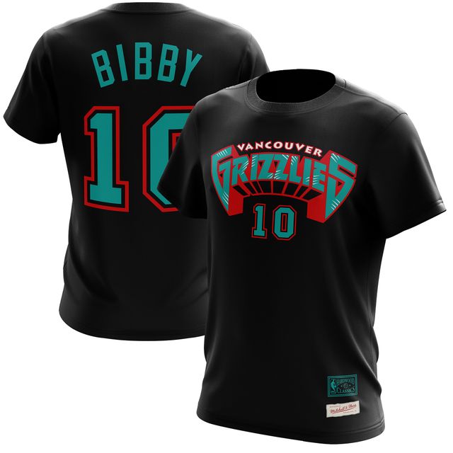 Mitchell & Ness Mike Bibby Black Vancouver Grizzlies - T-shirt Lost on Mars Reload avec nom et numéro