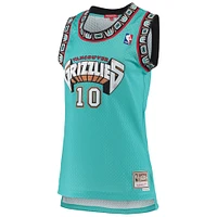 Maillot Swingman Mitchell & Ness Mike Bibby Turquoise Vancouver Grizzlies 1998/99 pour femme