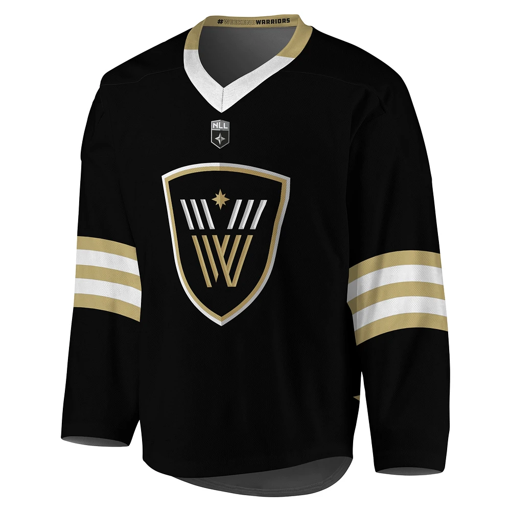Men's Black/Gold Vancouver Warriors Replica Jersey