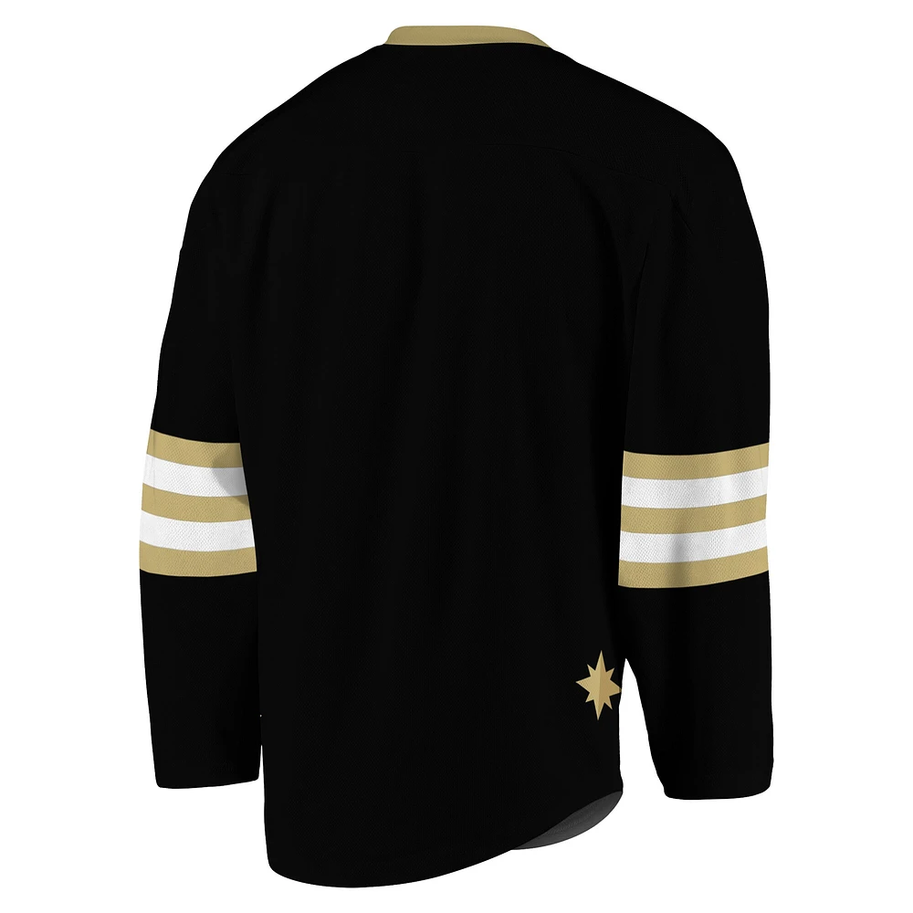 Men's Black/Gold Vancouver Warriors Replica Jersey