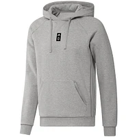 Chandail à capuchon raglan Travel Vancouver Whitecaps FC adidas gris chiné pour homme