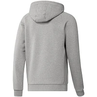 Chandail à capuchon raglan Travel Vancouver Whitecaps FC adidas gris chiné pour homme