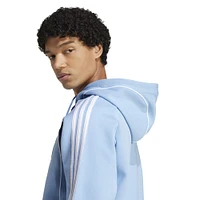 Men's adidas Light Blue Vancouver Whitecaps FC 2025 Travel Pullover Hoodie