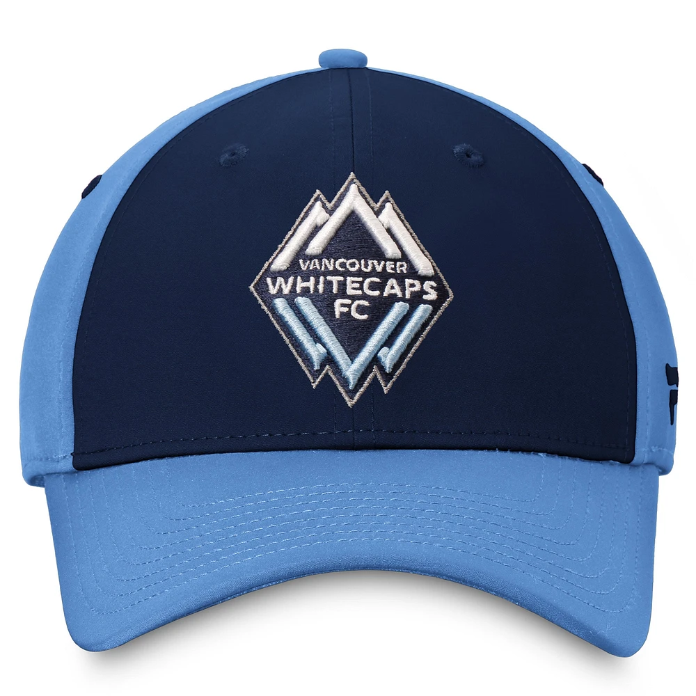 Men's Fanatics Navy Vancouver Whitecaps FC Iconic Defender Flex Hat