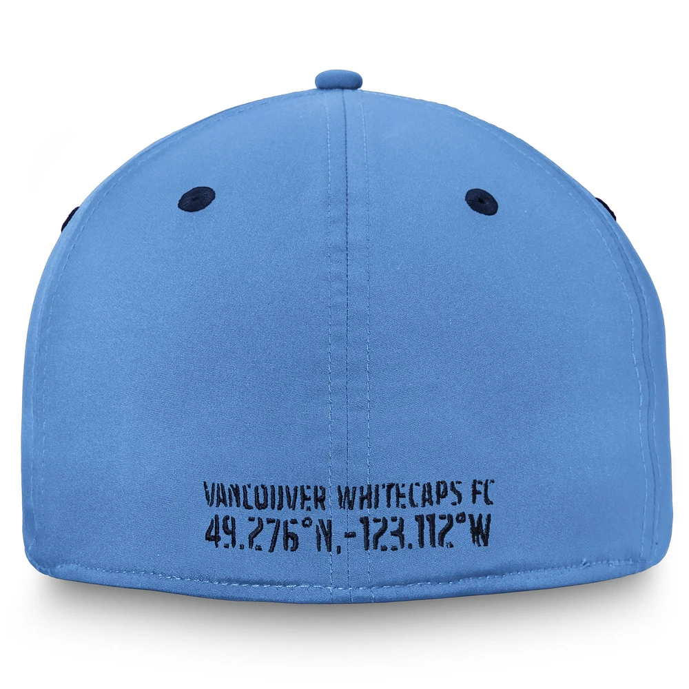 Men's Fanatics Navy Vancouver Whitecaps FC Iconic Defender Flex Hat
