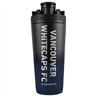 WinCraft Vancouver Whitecaps FC 26oz. Bouteille mélangeur à shaker à glace en acier inoxydable Ombre