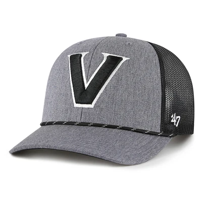 Casquette ajustable en corde de carbone grise Vanderbilt Commodores '47 pour homme